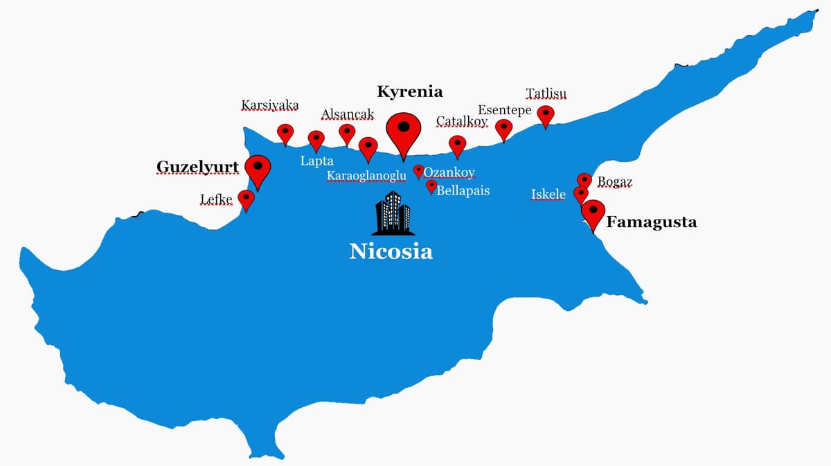 شمال قبرص خارطة الطريق