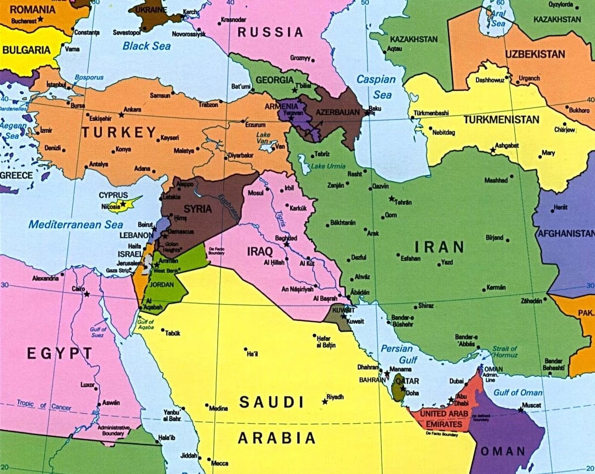 خريطة قبرص الأوسط