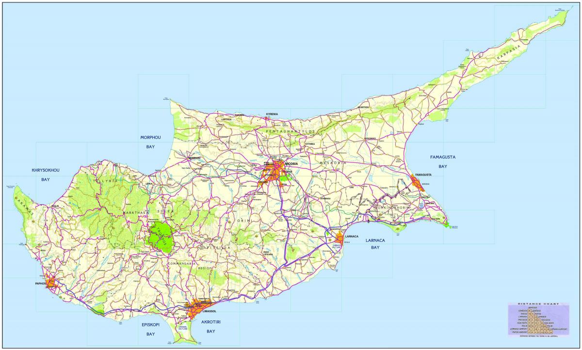 خريطة الطريق قبرص